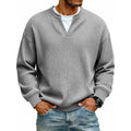 Timeless Comfort | Men's Textured Waffle Layered-Look Long-Sleeve Tee⏳ LAST DAY 66% OFF! 🔥