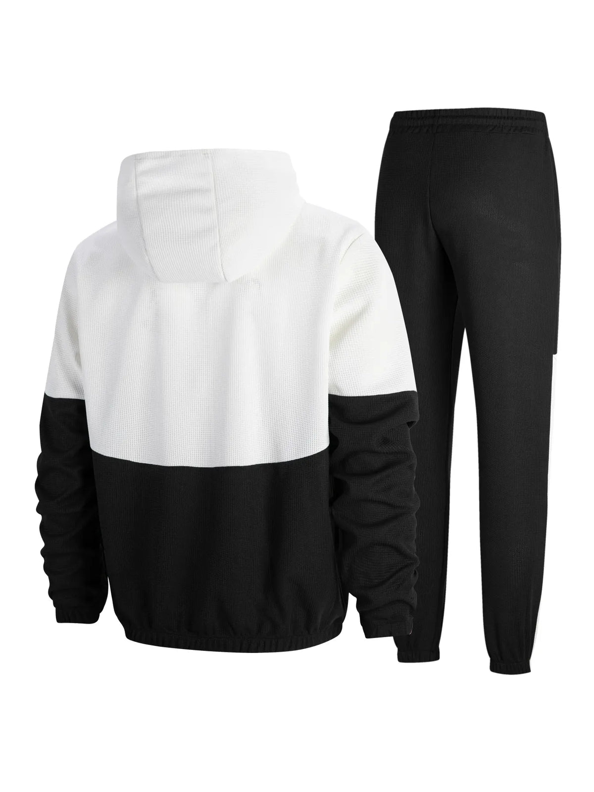 Men's Relaxed‐Fit Color‐Block Tracksuit Set